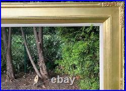X-Large Finest Quality Custom ARTS & CRAFTS TAOS STYLE Gilt Carved Picture Frame